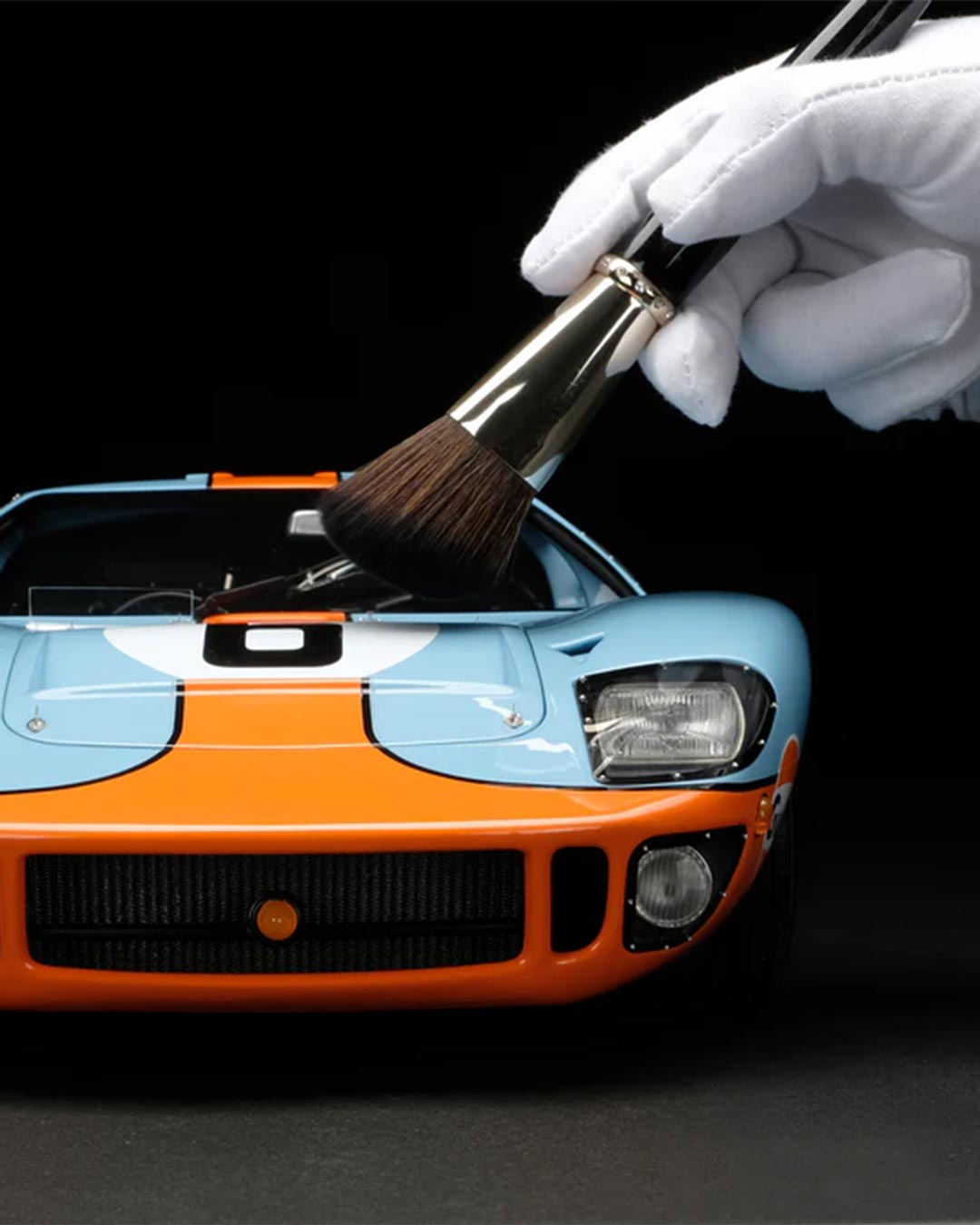 G&V Venture Brands Agency | Amalgam Collection scale model of a Ford GT in Gulf colours