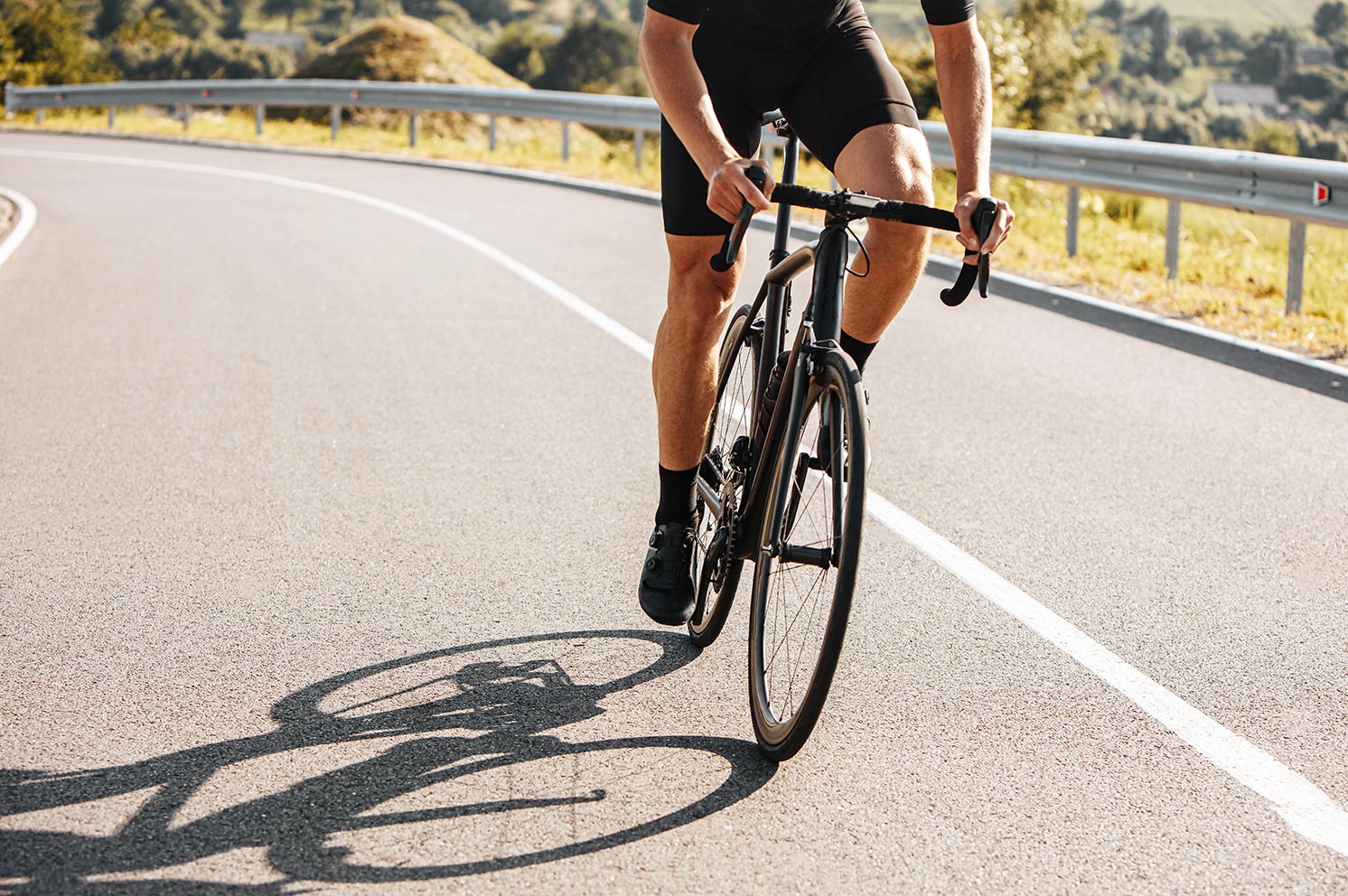 G&V | Venture Brands Agency | A cyclist powering up a hill